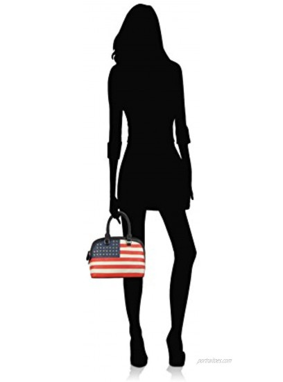 DARLING'S US Flag Design Saffiano Bowling Bag UNITED STATES AMERICA OLD GLORY
