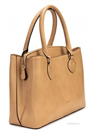 Intrinsic Vegan Leather Top Handle Shoulder Bag Satchel Handbags for Women