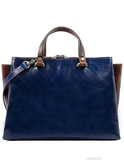 Leather Handbag Top Handle Bag Purse for Women Time Resistance