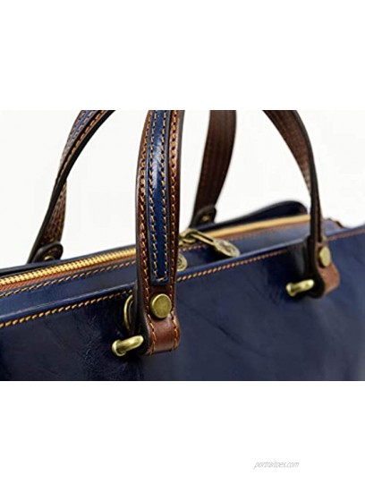 Leather Handbag Top Handle Bag Purse for Women Time Resistance