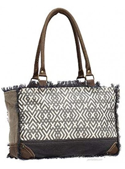 Myra Bag X-Design Upcycled Canvas Handbag S-1044