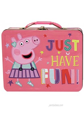 Peppa Pig Tin Large Tin Carry All with Handle