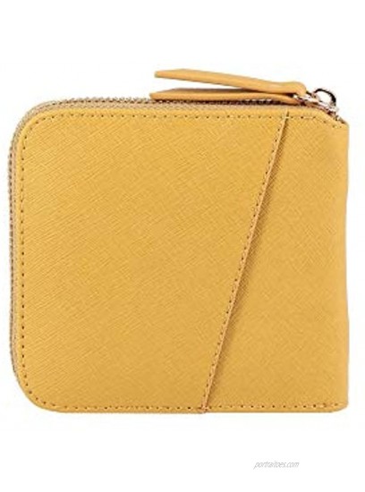 PIAGUI Wallet for Woman MALVA Mustard Synthetic Mexican Handbag