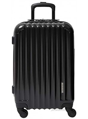 Aer de Aer Premium Carry On Luggage Spinner Super Light Weight Maximum Capacity The Carry On Re-Imagined Jet Black