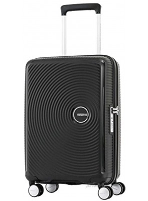 American Tourister Curio Hardside Luggage with Spinner Wheels Black Carry-On 20-Inch