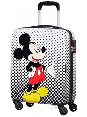 American Tourister Disney Legends Spinner Small Alfatwist Hand Luggage 55 cm 36 liters Multicolour Mickey Mouse Polka Dot