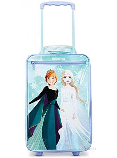 American Tourister Kids' Disney Softside Upright Luggage Frozen Carry-On 18-Inch