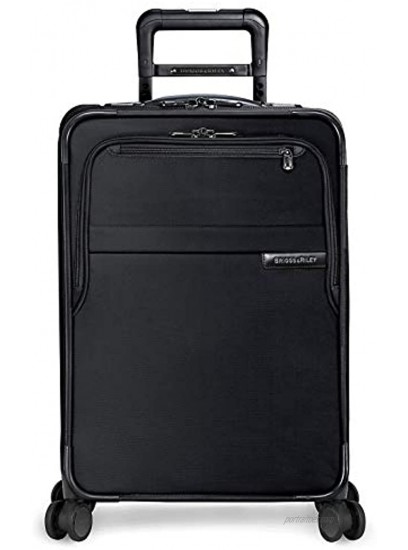 Briggs & Riley Baseline-Softside CX Expandable Carry-On Spinner Luggage Black 22-Inch