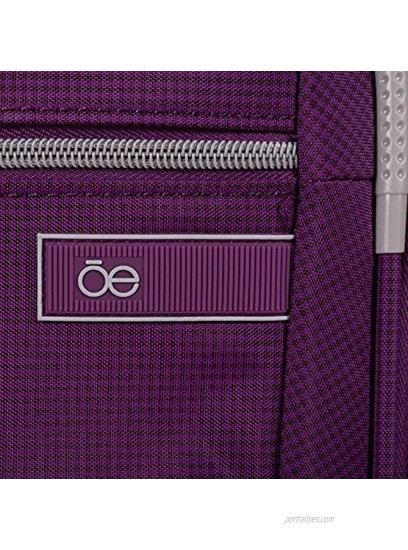 Cloe Carry-On 20 inch Water-Resistant Luggage with 360º-spinner wheels in Purple Color