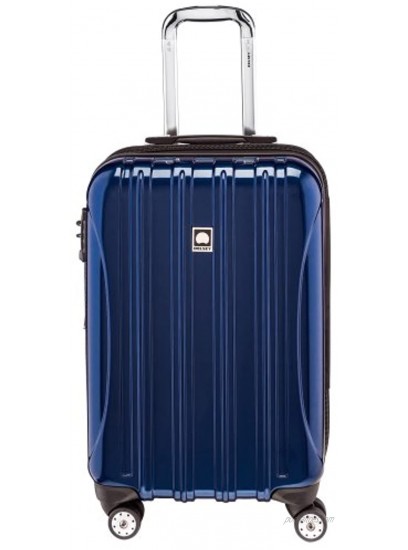 DELSEY Paris Helium Aero Hardside Expandable Luggage with Spinner Wheels Blue Cobalt Carry-On 21 Inch