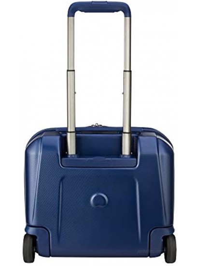 DELSEY Paris Oxygene Hardside Luggage Under-Seater with 2 Wheels Blue 15 x 13.5 x 9.25-Inch