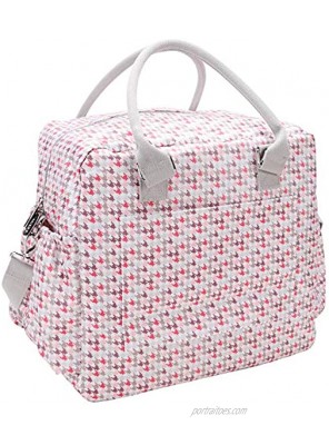 Find-It Travel Bag Carry On Warm Houndstooth FT07585