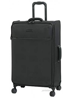 it luggage Lustrous Lightweight Expandable Spinner Wheels Charcoal Checked-Medium 28-Inch