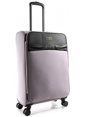Karl Lagerfeld Paris St. Germain Expandable Softside Spinner Luggage Lilac 25 Inch