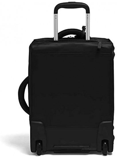 Lipault 0% Pliable Foldable Upright 55 20 Luggage Carry-On Rolling Bag for Women Black