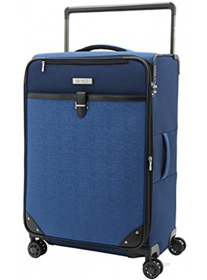M&A Encore Wide Trolley Spinner Luggage with TSA Lock Blue 2-Piece Set 20 28