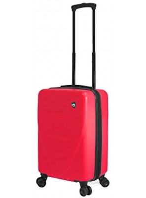 Mia Toro Italy Fassa Hardside Spinner Carry-on Red One Size