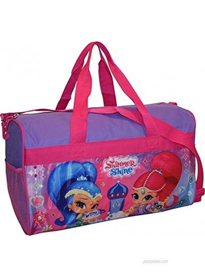 Nickelodeon Shimmer And Shine Girl's 18 Carry-On Duffel Bag