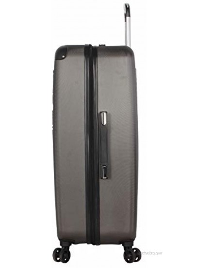 Nicole Miller New York Wild Side Collection Hardside 28 Luggage Spinner 28in Wild Side Charcoal