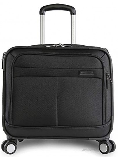 Perry Ellis 8-Wheel Spinner Mobile Office Black One Size