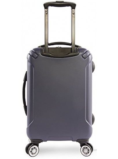 Perry Ellis Delancey II Hardside Carry-on Spinner Luggage Navy