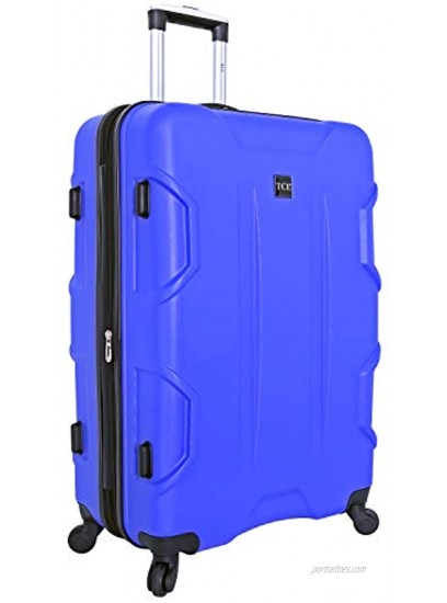 Travelers Club Camden Hardside Spinner Luggage Blue 2-Piece Set 20 28