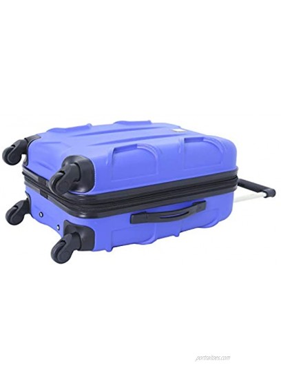 Travelers Club Camden Hardside Spinner Luggage Blue 2-Piece Set 20 28
