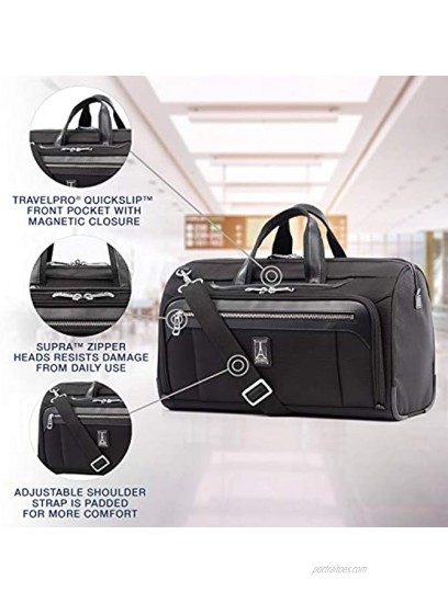 Travelpro Plaitnum Elite-Regional Underseat Duffel Bag Shadow Black One Size