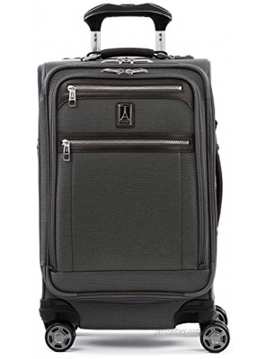 Travelpro Platinum Elite Softside Expandable Spinner Wheel Luggage Vintage Grey Carry-On 21-Inch