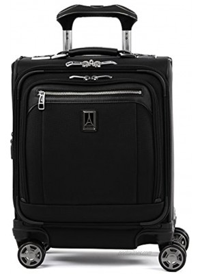 Travelpro Platinum Elite Underseat Spinner Tote Bag with USB Port Shadow Black 16-Inch