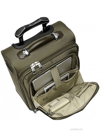 Travelpro Platinum Magna 2-Business Plus Softside Expandable Luggage Olive Carry-On 20-Inch