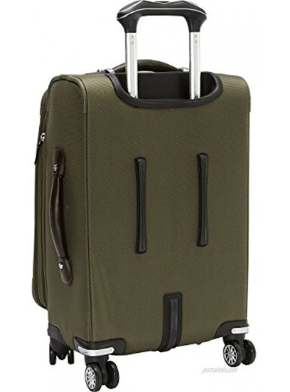 Travelpro Platinum Magna 2-Business Plus Softside Expandable Luggage Olive Carry-On 20-Inch