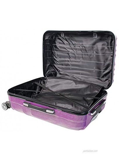 Viaggi Mia Italy Bari Hardside Spinner Carry-on Champagne One Size