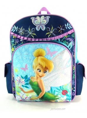 Disney's Tinkerbell Large 16 Backpack Pixie Forest