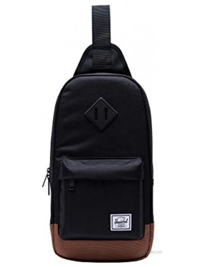 Herschel Heritage Shoulder Bag Backpack Black One Size 8.0L