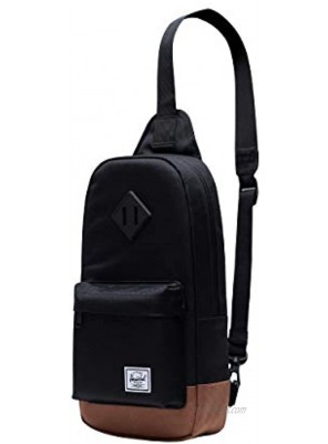 Herschel Heritage Shoulder Bag Backpack Black One Size 8.0L
