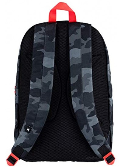 Hurley Kids' One and Only Backpack Grey Camo Shark Large