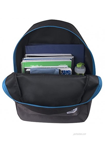 Multi Pocket Multicolor Backpack with Adjustable Padded Straps
