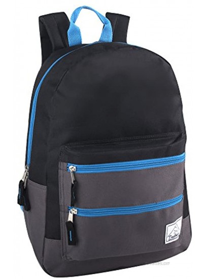 Multi Pocket Multicolor Backpack with Adjustable Padded Straps