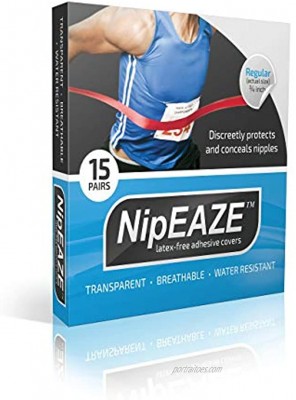 NipEaze The Original Sports Nipple Cover Nipple Chafing Prevention 1pack Regular
