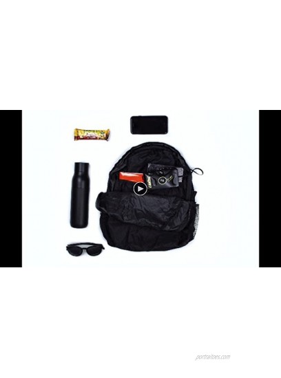 Peak Gear Foldable Backpack Compact Packable Day Pack Includes Lifetime Lost & Found ID