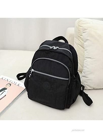 Small Nylon Backpack Mini Casual Lightweight Daypack Backpacks for Women and Girls