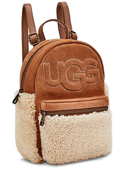 UGG Women's Dannie II Mini Backpack Sheepskin Chestnut Small