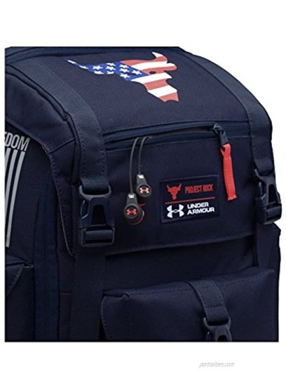 Under Armour UA x Project Rock Freedom Regiment Backpack OSFA Midnight Navy
