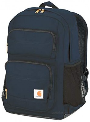 Carhartt Legacy Standard Work Backpack with Padded Laptop Sleeve and Tablet Storage Navy Medium