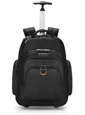EVERKI Atlas Wheeled Laptop Backpack 13-Inch to 17.3-Inch Adjustable Compartment Business Professional EKP122