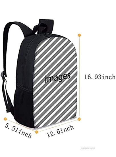 Gamer Travel Backpack Large Daypack Durable Laptop Bag Game Lightweight Bookbag with Adjustable Shoulder Strap