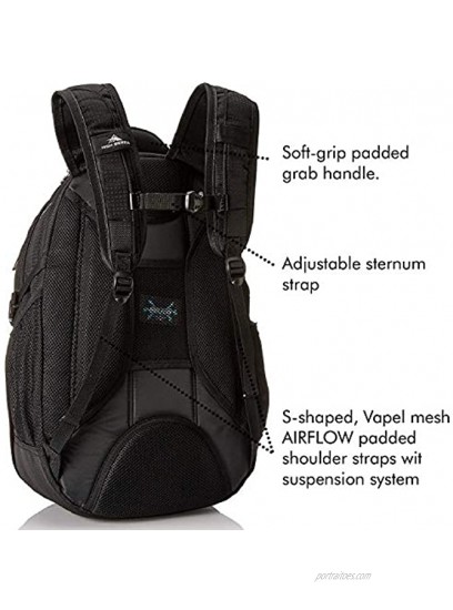 High Sierra XBT Business Laptop Backpack Black One Size