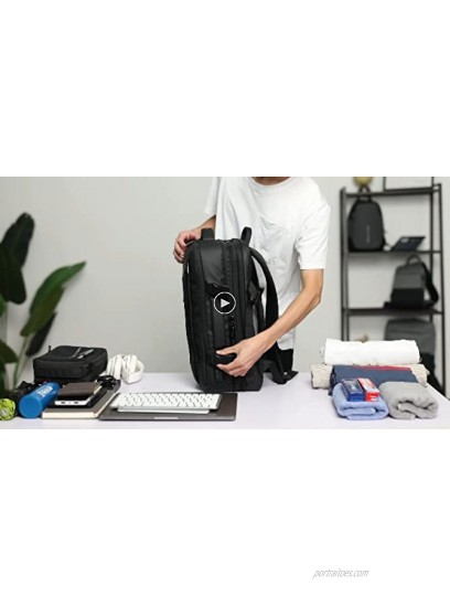 Mark Ryden 26 38L Carry on Travel Backpack for Men underseat Flight Expandable Bag fit 17.3 Laptop