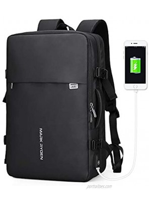 Mark Ryden 【YKK Zipper】23 40L Carry on Travel Backpack for Men underseat Flight Expandable Bag fit 17.3 Laptop